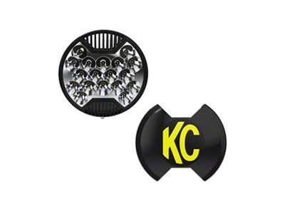 KC HiLiTES 8-Inch SlimLite Round LED Light; Spot Beam (Universal; Some Adaptation May Be Required)