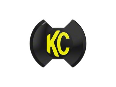 KC HiLiTES 8-Inch SlimLite LED Light Cover; Black