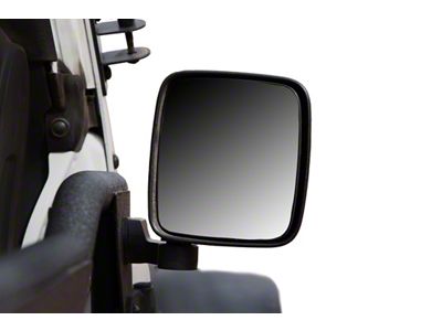EZ 4x4 EZ Rectangle Dual Place Mirrors for EZ4x4 Doors (Universal; Some Adaptation May Be Required)