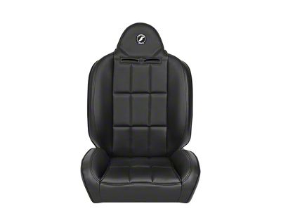 Corbeau Baja RS Suspension Seats with Inflatable Lumbar; Black Vinyl; Pair (Universal; Some Adaptation May Be Required)