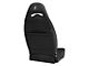 Corbeau Moab Reclining Seats with Seat Heater; Black Vinyl/Grey Perforated Vinyl; Pair (Universal; Some Adaptation May Be Required)