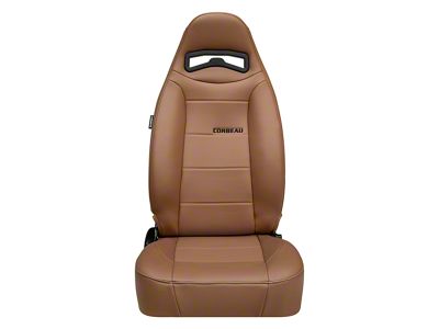 Corbeau Moab Reclining Seats with Seat Heater; Tan Vinyl; Pair (Universal; Some Adaptation May Be Required)