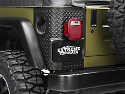 Rugged Ridge Rear Quarter Panel Body Armor Kit (97-06 Jeep Wrangler TJ w/ Bushwacker Style Fender Flares)