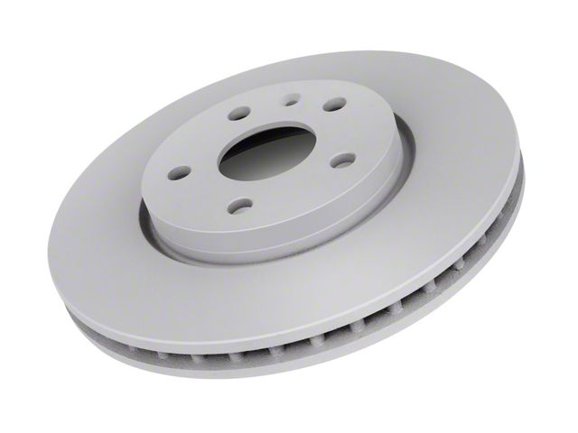 Frozen Rotors Slotted Rotor; Front Driver Side (18-24 Jeep Wrangler JL, Excluding 4xe, Rubicon & Sahara)