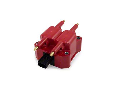 Top Street Performance Ignition Coil; Red (03-06 2.4L Jeep Wrangler TJ)