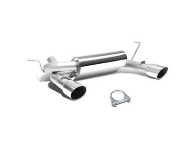 Axle-Back Exhaust System with Polished Tips (07-18 Jeep Wrangler JK)