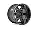 Rough Country 92 Series Gloss Black Wheel; 18x9 (18-24 Jeep Wrangler JL)