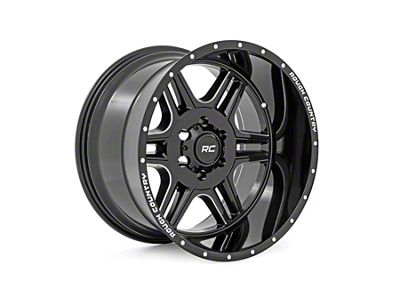 Rough Country 92 Series Gloss Black Wheel; 18x9 (20-24 Jeep Gladiator JT)