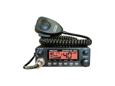 President Electronics 40-Channel Mobile AM CB Radio with Weather and PA (Universal; Some Adaptation May Be Required)
