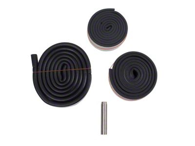 Hard Top Weatherstrip Kit and Pipe (87-95 Jeep Wrangler YJ)