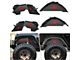 Nilight Inner Fender Liners; Front and Rear (07-18 Jeep Wrangler JK)