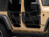 Tubular Doors with Mirrors; Front and Rear (07-18 Jeep Wrangler JK 4-Door)
