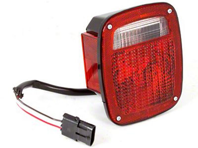 Jeep YJ Tail Lights, Third Brake Lights for Wrangler (1987-1995) |  ExtremeTerrain