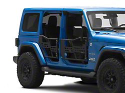 Tubular Doors with Mirrors; Front and Rear (18-26 Jeep Wrangler JL 4-Door)