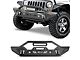 Nilight Full Width Winch Mount Front Bumper with LED Lights (07-18 Jeep Wrangler JK)