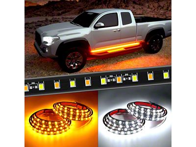 Nilight 60-Inch LED Running Board Lights (Universal; Some Adaptation May Be Required)