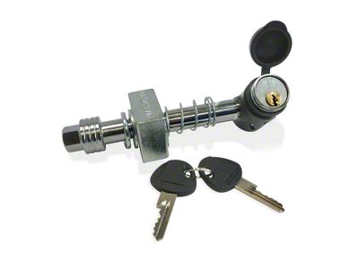 Let's Go Aero Silent Hitch Pin 5/8-Inch Press-On Locking Anti-Rattle Pin for 2-Inch Hitches