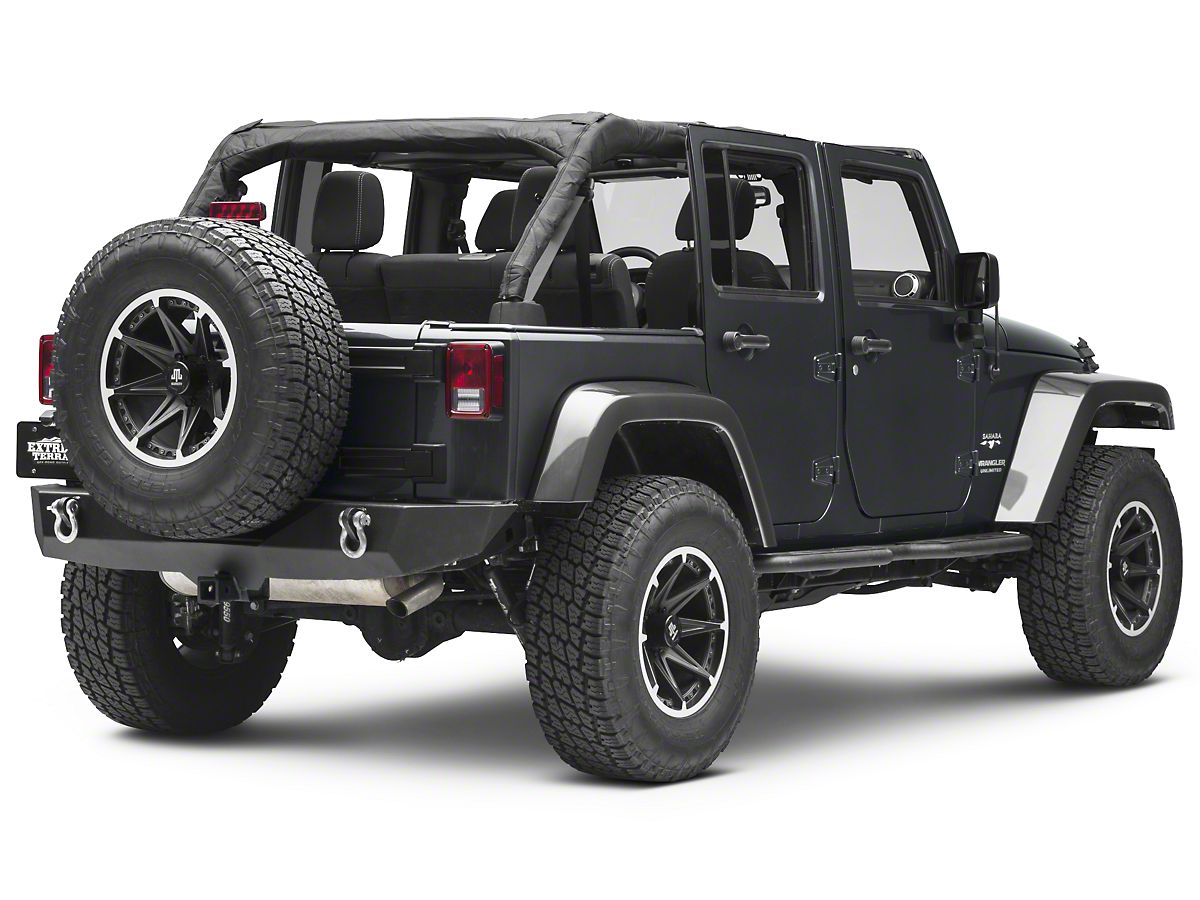 Rugged Ridge Roll Bar Cover Black Polyester 07 18 Jeep Wrangler Jk 4 Door