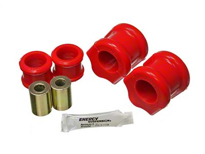 Front Sway Bar Bushings; 32mm; Red (18-24 Jeep Wrangler JL Rubicon)