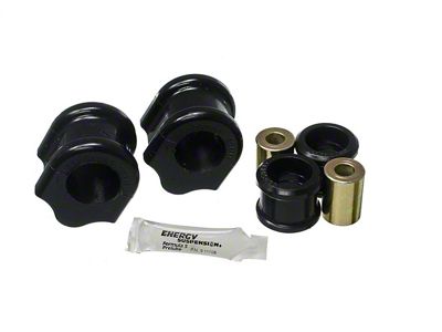 Front Sway Bar Bushings; 33mm; Black (18-24 Jeep Wrangler JL, Excluding Rubicon)