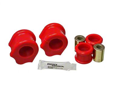 Front Sway Bar Bushings; 33mm; Red (18-24 Jeep Wrangler JL, Excluding Rubicon)