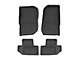 Weathertech Front and Rear Floor Liner HP; Black (14-18 Jeep Wrangler JK 2-Door)