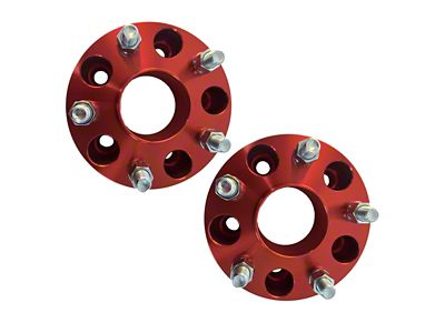 2-Inch Wheel Spacers; Red (20-24 Jeep Gladiator JT)