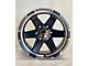 Wesrock Wheels BT-26 Anthracite with Black Simulated Beadlock Wheel; 18x9 (20-24 Jeep Gladiator JT)