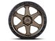 Lock Off-Road Olympus Matte Desert Bronze with Matte Black Ring Wheel; 20x9 (18-24 Jeep Wrangler JL)