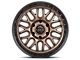 Lock Off-Road Onyx Matte Bronze with Matte Black Ring Wheel; 17x9 (20-24 Jeep Gladiator JT)