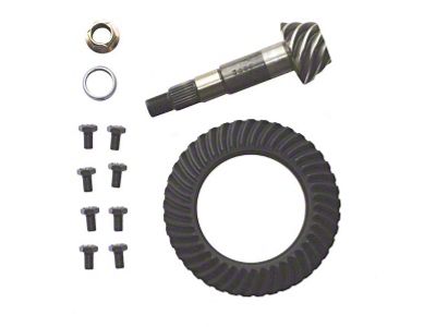 Dana 35 Front Axle Ring and Pinion Gear Kit; 4.56 Gear Ratio (2002 Jeep Wrangler TJ)
