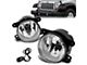 Fog Lights with Switch; Clear (07-18 Jeep Wrangler JK)