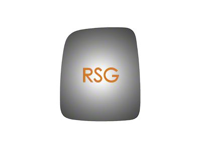 Redi-Cuts RSG Side View Mirror Glass; Driver Side (03-06 Jeep Wrangler TJ)