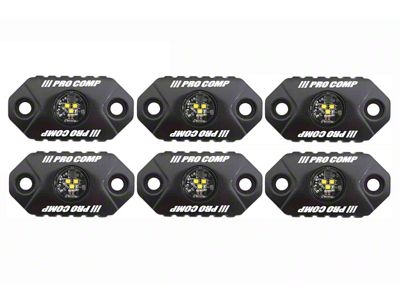 Pro Comp LED Rock Light Kit; White (Universal; Some Adaptation May Be Required)