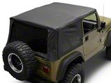 RedRock OE-Style Replacement Soft Top; Black Denim (97-06 Jeep Wrangler TJ, Excluding Unlimited)