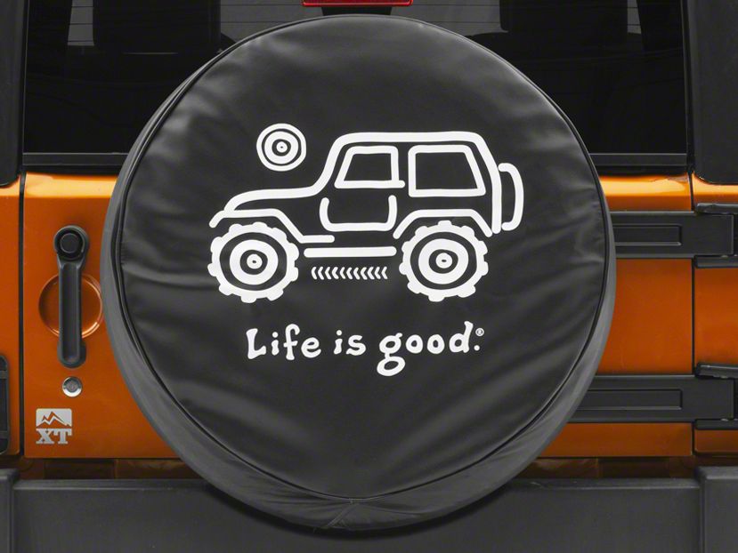 Life Is Good Jeep Wrangler Native Off Road Spare Tire Cover J218563 66 21 Jeep Cj5 Cj7 Wrangler Yj Tj Jk Jl