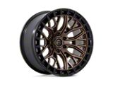 Fuel Wheels Sigma Matte Bronze with Matte Black Lip Wheel; 17x9; -12mm Offset (18-26 Jeep Wrangler JL)