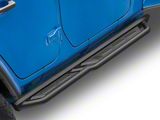 RedRock TC3 HD Rocker Steps; Textured Black (18-26 Jeep Wrangler JL 4-Door)