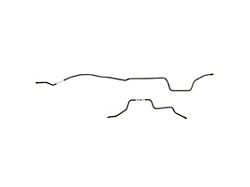 Fine Lines Rear Brake Line Kit; Stainless (93-95 Jeep Wrangler YJ w/o ABS)
