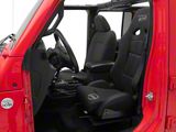 NRG Innovations Defender Water-Resistant Suspension Seat; Black with Black Trim (Universal; Some Adaptation May Be Required)