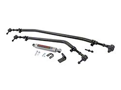 Rough Country Suspension HD High Steering Kit with Premium N3 Steering Stabilizer for 0 to 6-Inch Lift (18-26 Jeep Wrangler JL)