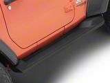 6-Inch Nerf Side Step Bars; Black (18-26 Jeep Wrangler JL 2-Door)