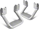 Side Hoop Steps; Silver (Universal; Some Adaptation May Be Required)