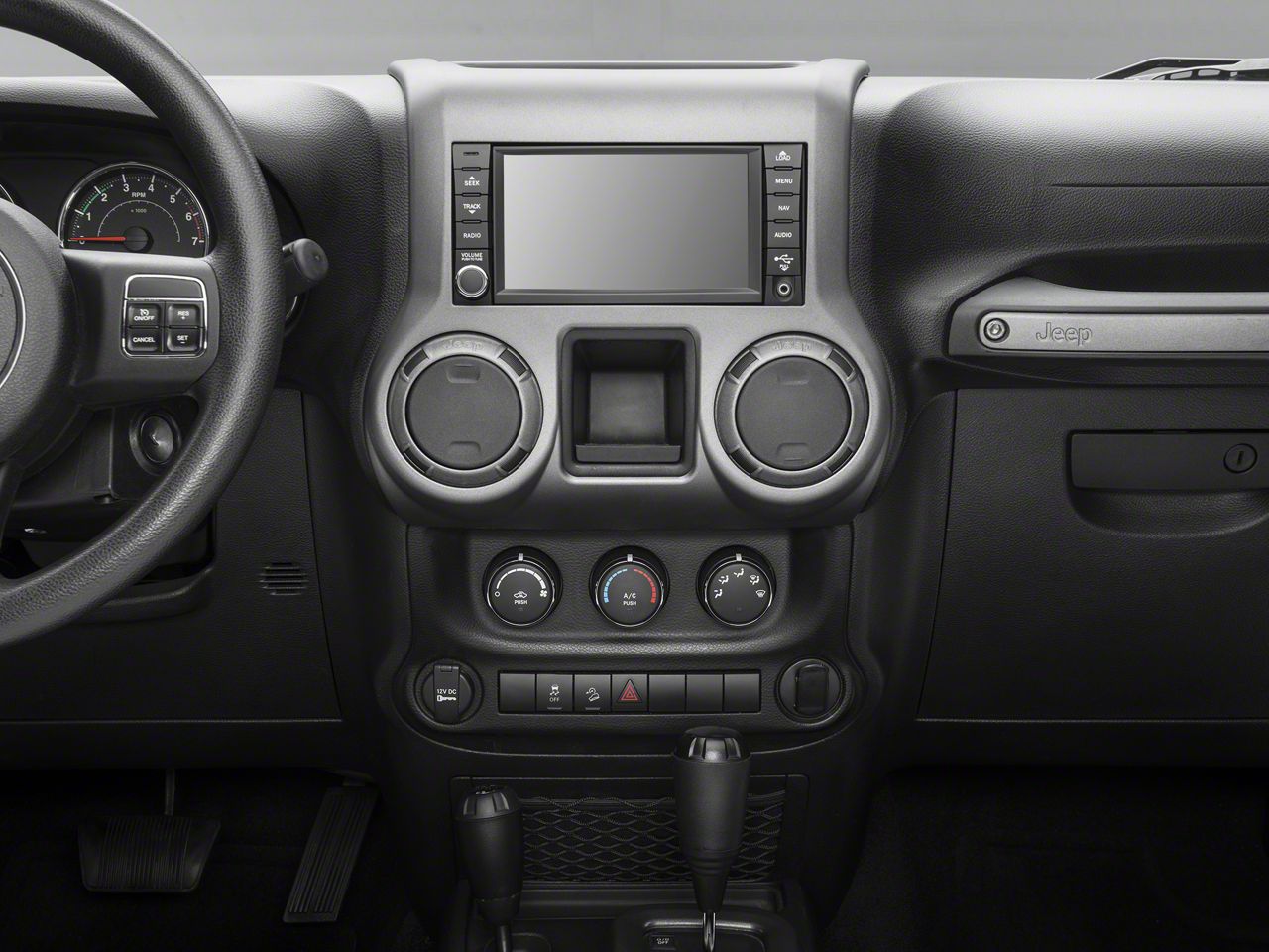 jeep wrangler double din dash kit