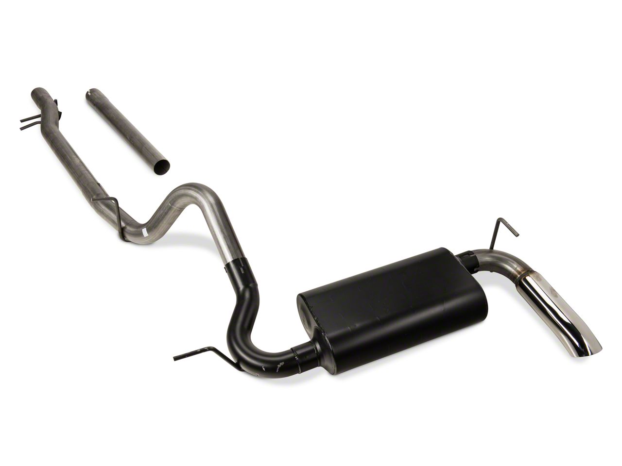 Flowmaster Jeep Wrangler Force II Stainless Steel Cat-Back Exhaust 817514  (07-18 Jeep Wrangler JK)