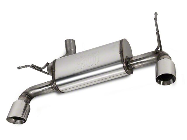 Magnaflow Street Series Axle-Back Exhaust System with Polished Tips (07-18 Jeep Wrangler JK)