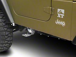 M.O.R.E. Hide-A-Step; Silver (97-06 Jeep Wrangler TJ)
