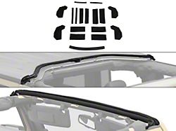 Windshield Frame Weatherstrip, Hard Top Seal and Hard Top Roof Seal Kit (07-18 Jeep Wrangler JK 4-Door)