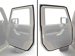 Front Door Weatherstrip; Driver and Passenger Side (07-18 Jeep Wrangler JK)