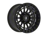 KG1 Forged LIFTER Matte Black Wheel; 17x9; -12mm Offset (20-26 Jeep Gladiator JT)